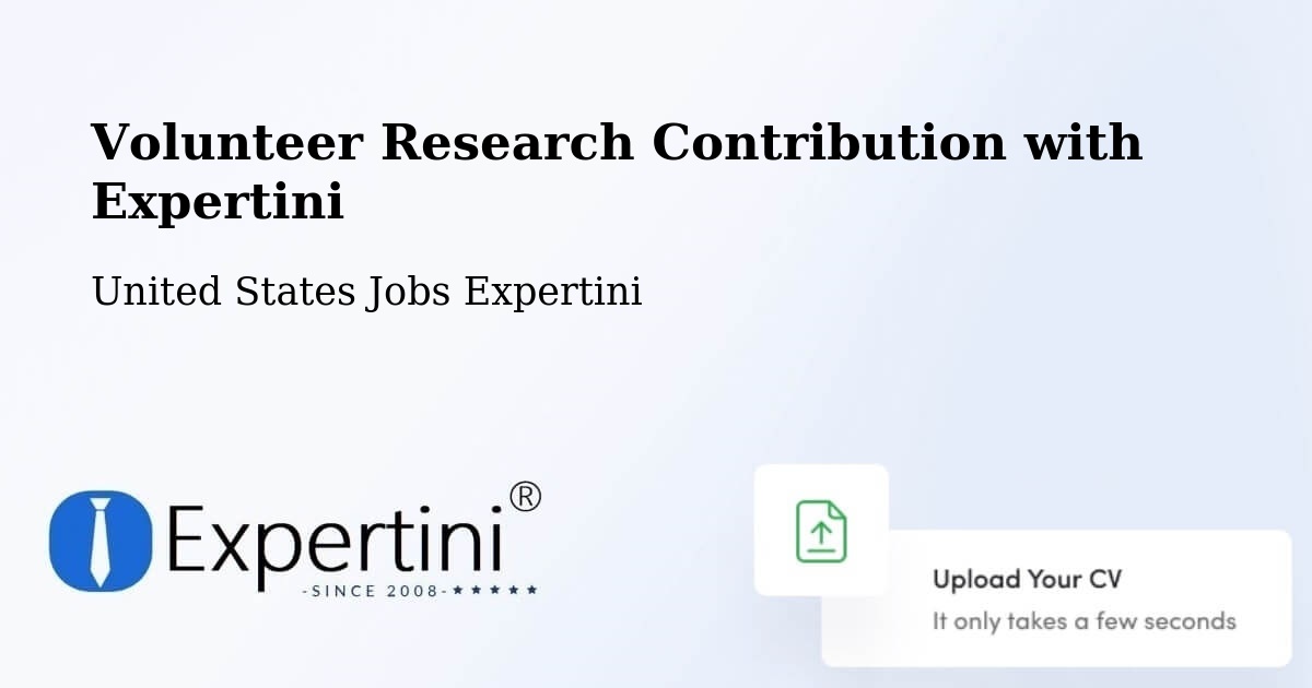 Volunteer Research Contribution Program – Devine - United States Jobs Expertini